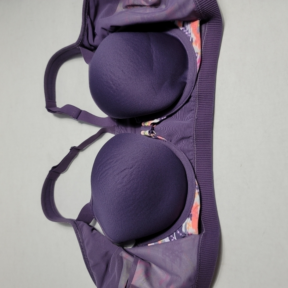 VSX Victoria's Secret Sport Zip Front Bra 34D - Picture 5 of 7